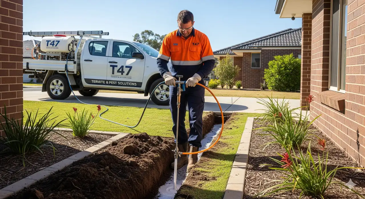 Chemical soil treatments for termite protection